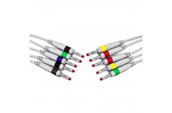 China Tens Electrodos ECG Cable With Customization Options TPU Sheath Medical equipment connection cable supplier