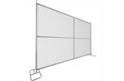 China Secure galvanized movable fence temporary chain link fence panels supplier
