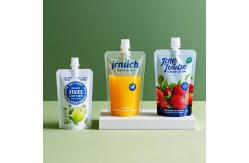 China Custom Liquid Juice Packaging Stand Up Spout Pouches Doypack Bags supplier