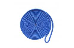 China Abrasion Resistant 3/8 Nylon Double Braided Boat Fender Line supplier