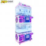Coin Operated Games 4 Player Catch Key Chain Toy Claw Machine Crane Mini Claw Game Machine for sale
