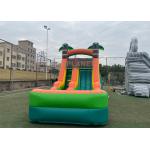 PVC Jungle Party 1000D Durable Inflatable Pool Slide for sale