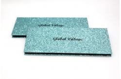 China 14 Pans Eye Shadow Case 27mm Glitter Paper Eyeshadow Palette With Mirror supplier