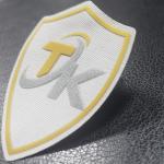 Embossed Sticker 3D TPU Silicone Soft Heat Transfer Label Logo Iron On T Shirt for sale