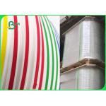 14mm 15mm Food Safe Ink Printable Straw Paper Roll Fully Compostable 60gsm for sale