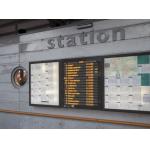Full Color Portal Frame Bus Stop Led Display , Bus Display System P25 With Maximum Brightness 15000nits for sale