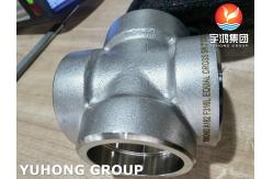 China ASTM A182 F316L Stainless Steel Cross Threaded Forged Pipe Fitting supplier