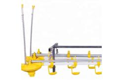 China Yellow Poultry Auto Drinker System Broiler Nipple Drinker With Cup supplier