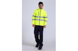 China HIVIS Work Clothes OEM 360gsm Gore Tex High Visibility Rain Gear supplier
