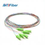 SC/APC Pigtail Fibra Optical 6 Fiber SM Multi Color 3 Meters Length ROHS Certificated for sale