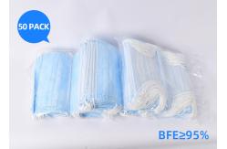 China One Time Virus Protection Medical Grade Face Mask With Elastic Ear Loop supplier