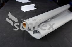 China PU coated fiberglass fabric ventilation duct heat insulation welding protection flame retardant supplier