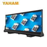 SMD LED Car Roof Top Advertising 12kg IP65 CE ROHS FCC Taxi Top LED Display for sale