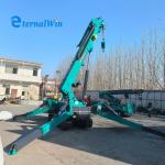 Blue Spider Crawler Crane Electric and Diesel Power Options for Construction
