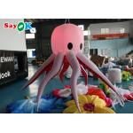 LED Jellyfish Hanging Inflatable Octopus Puppet For Advertising Decoration