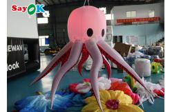 China LED Jellyfish Hanging Inflatable Octopus Puppet For Advertising Decoration supplier