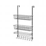 Over Door Hooks  Metal Wire Basket Bathroom Disassembly Over Door Hook Hanger for sale