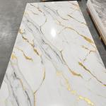 High Glossy Pvc Marble Board Uv Marble Sheet Laminated Board For Wall Decoration for sale