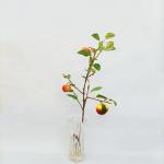 Anti UV Artificial Apple Branch Plastic Plant Outdoor Decorative for sale
