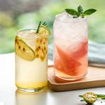 500ml Transparent Custom Drinking Cups Juice Glass Mug For Beer Beverage for sale