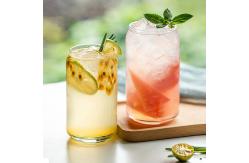 China 500ml Transparent Custom Drinking Cups Juice Glass Mug For Beer Beverage supplier