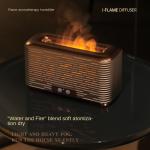 Flame Aromatherapy Humidifier Nano Mist Quiet Large Capacity Humidification Machine With Atmosphere Light