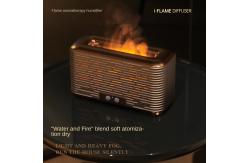 China Flame Aromatherapy Humidifier Nano Mist Quiet Large Capacity Humidification Machine With Atmosphere Light supplier