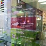 Ultra transparent window sticker 120mic Self Adhesive Vinyl Sticker for sale
