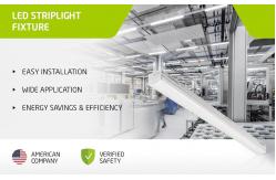 China White Linear LED Light Fixture 3500K 4000K 5000K Selectable 24W supplier