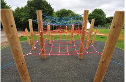 China Playground Rope Net T Shape Connector Made by Aluminum Material supplier