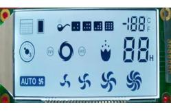 China Transflective Glass HTN LCD Display Panel Positive Segment For Washing Machine supplier