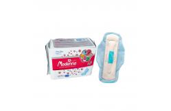 China Disposable feminine pads cotton menstrual sanitary pads for women napkin with wings supplier