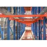 Durable Radio Shuttle Racking System Dynamic Steel Metal Pallet Rack Storage