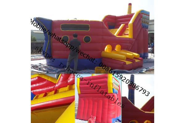 china bouncy castles pirate ship bouncy castle
