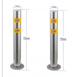 Galvanized Steel Parking Bollards D200*T4 Mm Powder Coated Anti Parking Posts for sale