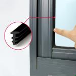 Smooth EPDM Rubber Seal UPVC Door And Window Seal L D P Shape for sale
