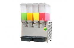 China 9L×4 Mixing and Spraying Cold Juice Dispenser Refrigerated Beverage Dispenser supplier