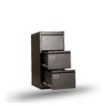 Black White Waterproof  Sturdy 3 Layers Lateral File Cabinet for sale