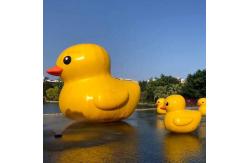 China Custom Floating Airtight Inflatable Yellow Duck Giant Rubber Duck For Advertising supplier