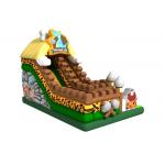 Inflatable Ancient Time Dry Slide / Full Printing Inflatable Safari Park Slide for sale