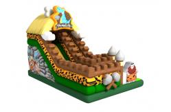 China Inflatable Ancient Time Dry Slide / Full Printing Inflatable Safari Park Slide supplier