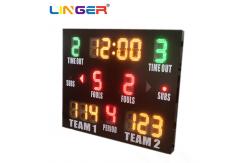 China Red  Yellow Green LED Basketball Scoreboard DIP Digit Model supplier