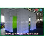 Inflatable Photo Studio Giant 3.5 X 3.5 X 2.5m Cube Inflatable Photo Booth With Green Background for sale