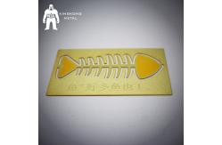 China Blank Customized Shiny Gold Metal Business Card Hollow Out Etch Logo supplier