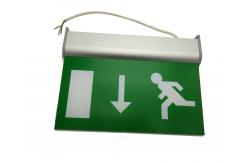 China Energy Saving Wall Mounted LED Aluminum Exit Sign With Acrylic Plate supplier