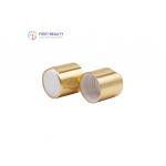 Cylinder Aluminum Disc Top Cap For Bottles 24mm Plastic Screw