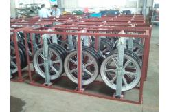 China 220KV Overhead Transmission Line Stringing Blocks With Aluminum Alloy Sheaves supplier