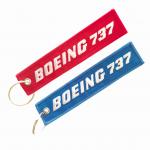 Custom Boeing 737 Keychain | Aviation Theme Embroidery | Multi-Color Options & Eco-Friendly​ for sale