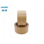Hotmelt Base Brown Paper Tape Roll , Box Sealing Paper Parcel Tape for sale