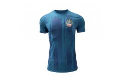 China Personalized Polyester Football Jerseys Strong Plasticity Custom Designs supplier